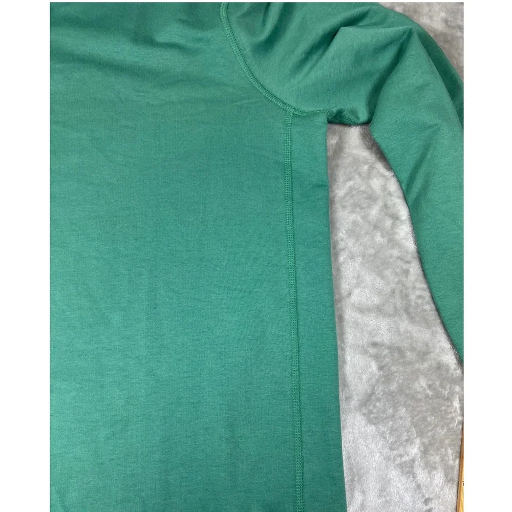 J.Crew Performance Mens Green Quarter Zip Pullover L Green‎ UPF 50+